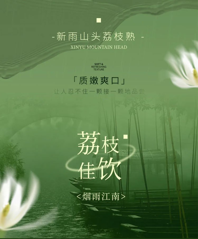 Early Summer Debut Jiangnans Exquisite Plum and Lychee Drink